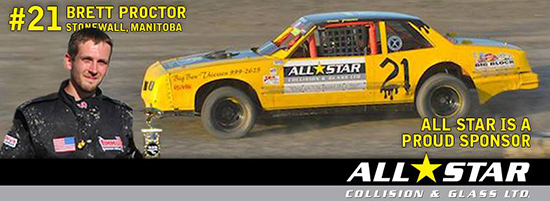 Proud Sponsor of Stock Racer Brett Proctor